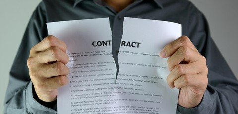 affirmation termination following breach of contract